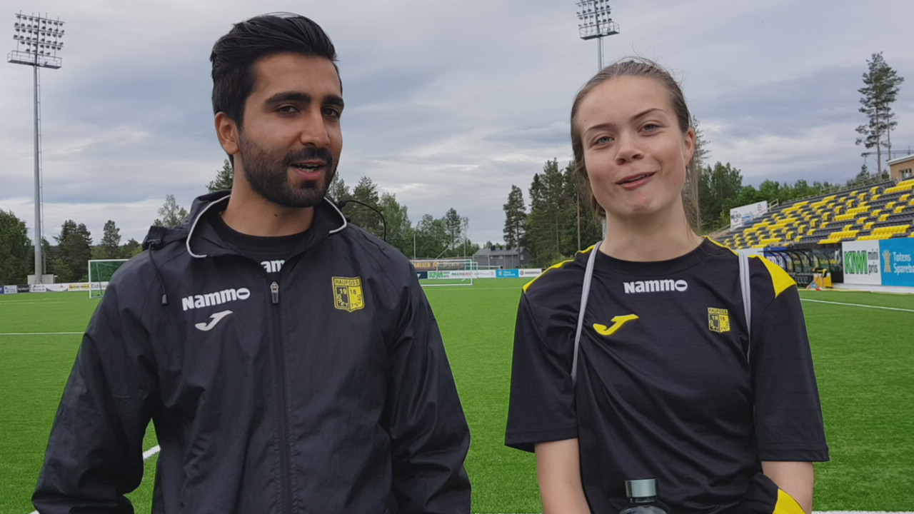 Malik og Hoem før Stabæk 2